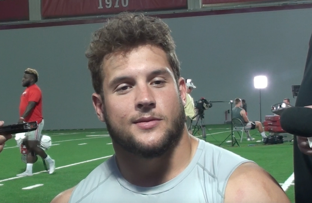 reports osu de nick bosa out until november re evaluation football defensive chart