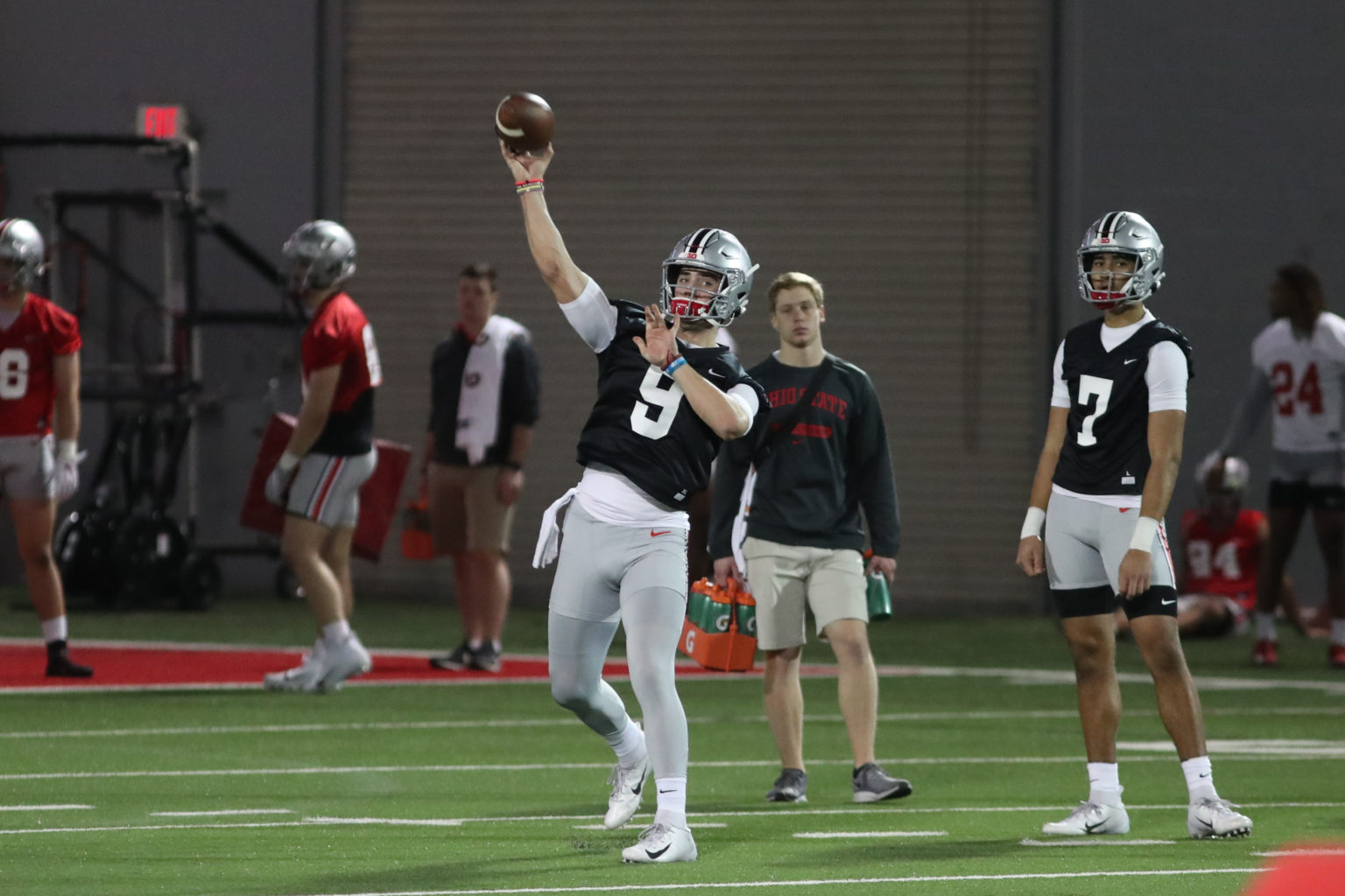 Ohio State Freshman Quarterbacks Lose Black Stripes Buckeye Sports