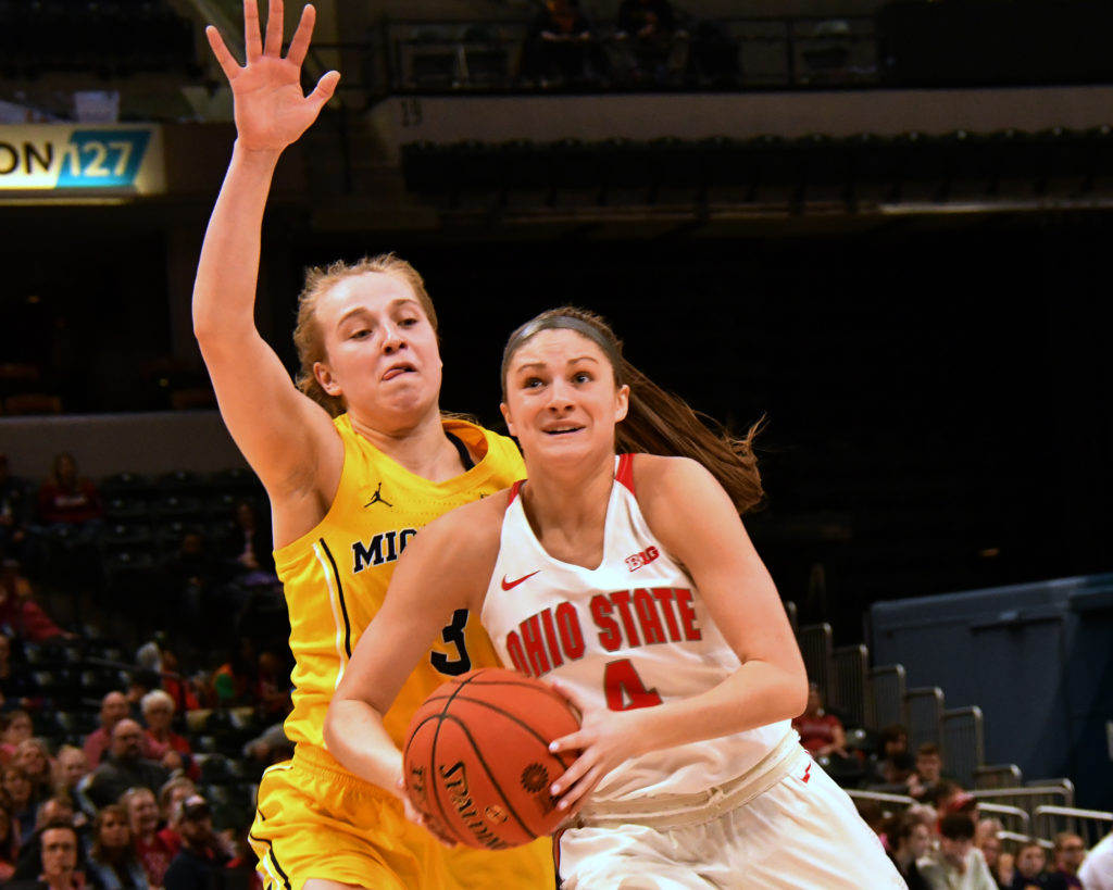 Ohio State Women’s Basketball Takes Down Michigan 6660, Advances To