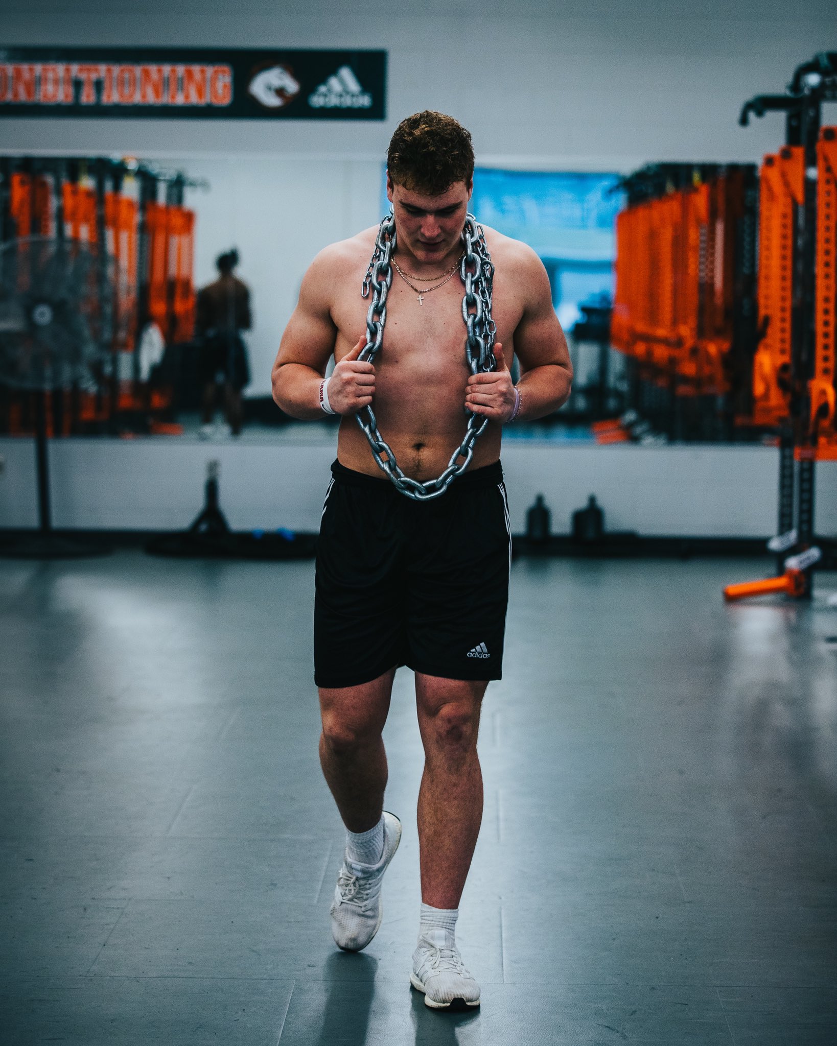 2021 Ohio State Four Star Offensive Guard Target Jager Burton Pushes