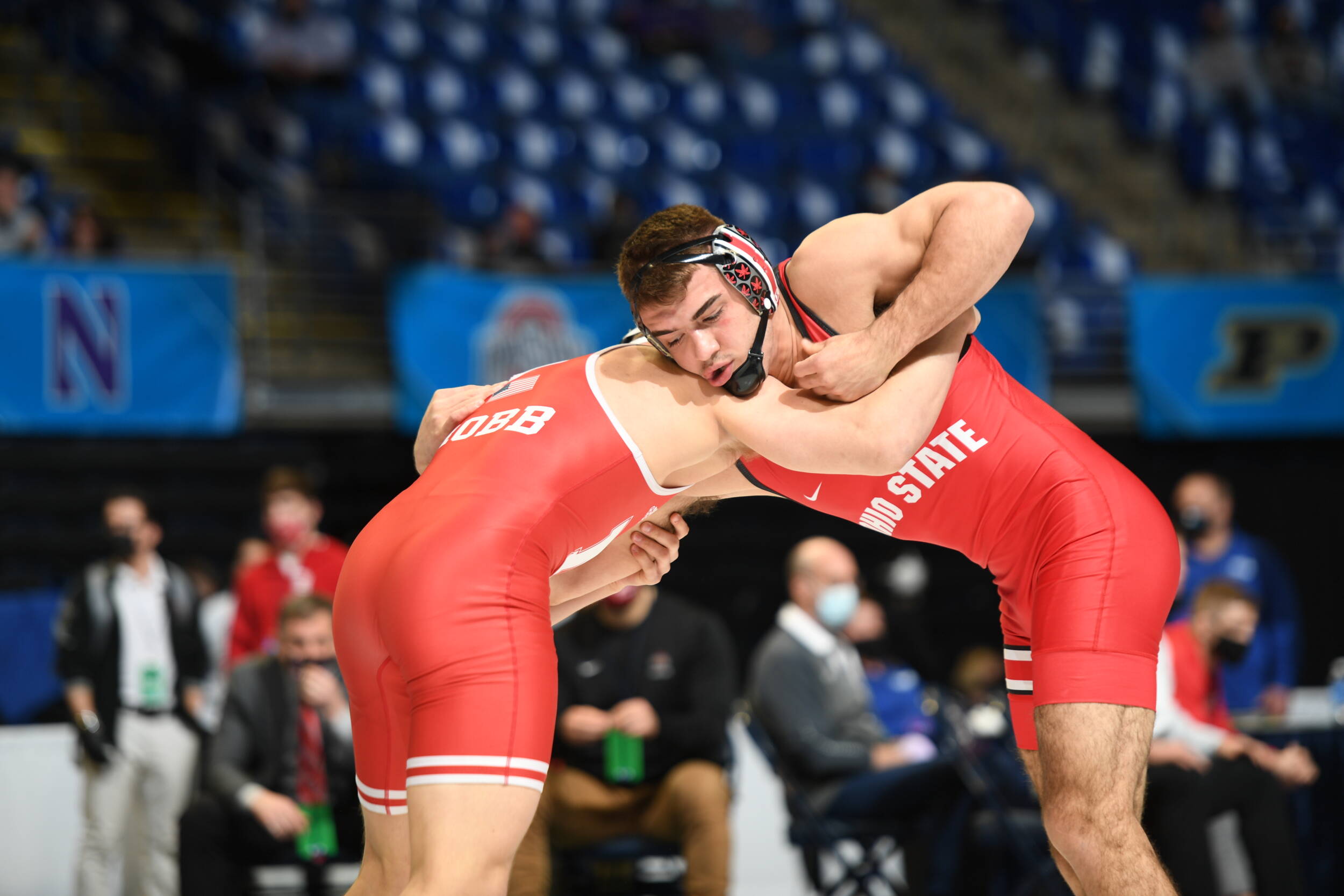 Wrestling Ohio State Places 9th At Big Ten Championships Buckeye