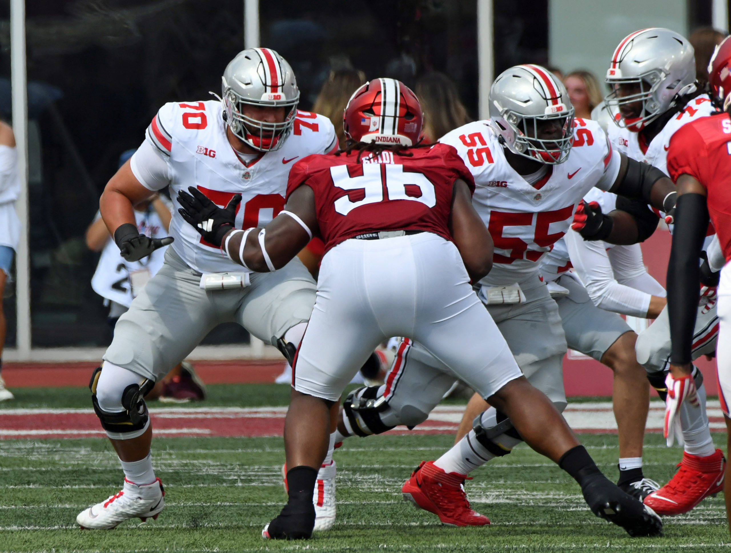 Ohio State receivers are still learning how to play with Justin